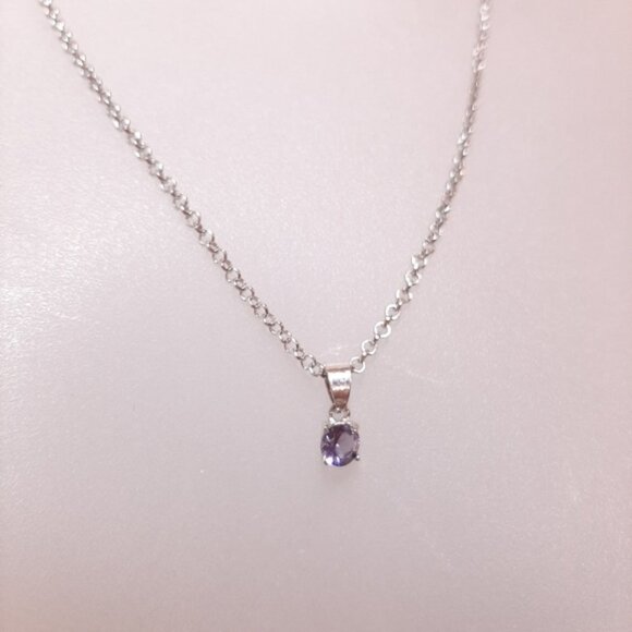 5Pc Jewelry Set Faux Diamond Gemstone Necklace Silver Bangle Infinity Bracelet - Picture 14 of 14